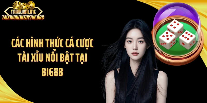 Các hình thức cá cược tài xỉu nổi bật tại Big88